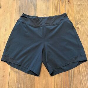 Rabbit Run Always Relax 6" Shorts Womens Medium Black Full Coverage